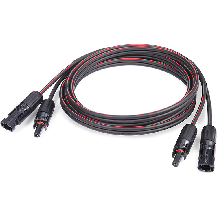 30ft crveni i crni dvožilni solarni kabel 10AWG