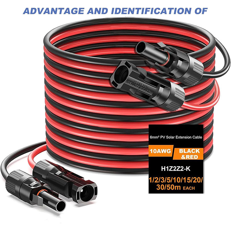 50 stopa 10AWG produžni kabel za zemaljski fotonaponski sistem